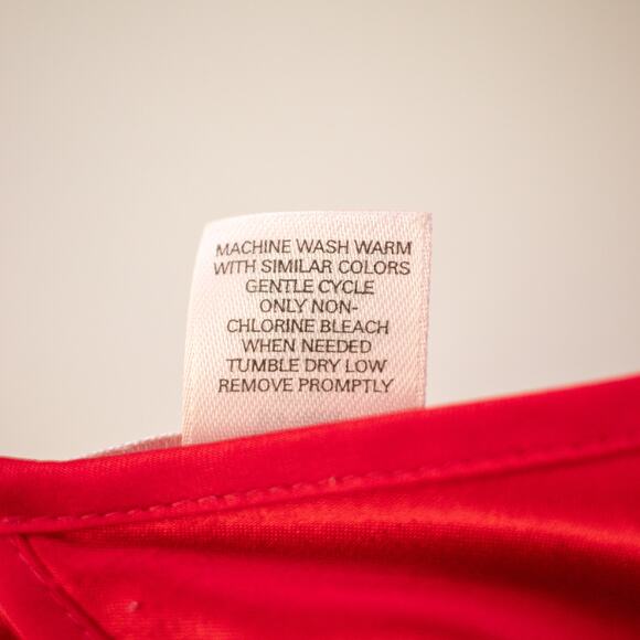 Victoria's Secret Red and Black Lace Satin Teddy Size Medium - Picture 7 of 7